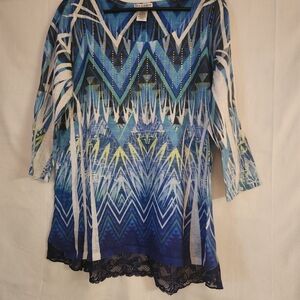 XL Quarter sleeve Blouse